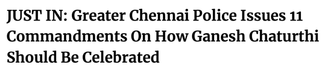 Chennai's Bold Ganesh Chaturthi Rules Spark Outrage! — Ganesh Chaturthi guidelines, Eco-friendly Ganesh idols, Chennai festival regulations