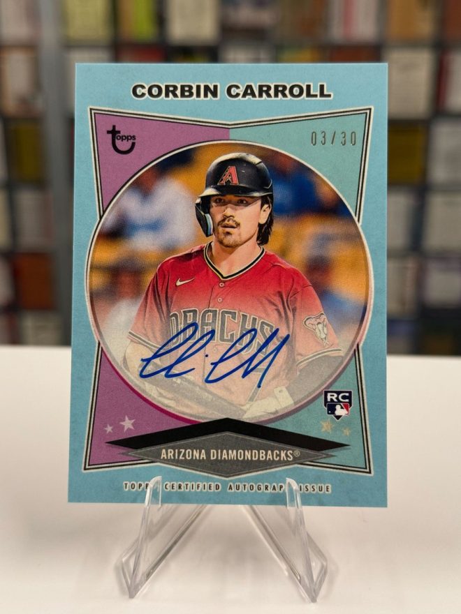 Corbin Carroll Turns 25: Win His Autographed Rookie Card! —  Happy birthday wishes for athletes, Corbin Carroll birthday celebration, autographed sports memorabilia giveaway