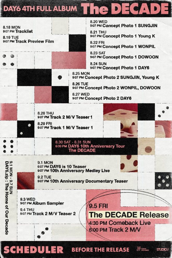 DAY6's Bold Move: Is The DECADE Their Last Album?  
Release Date Set for 2025: Fans Divided! —  DAY6 2025 Album Countdown, K-Pop Anniversary Releases, DAY6 Music Updates