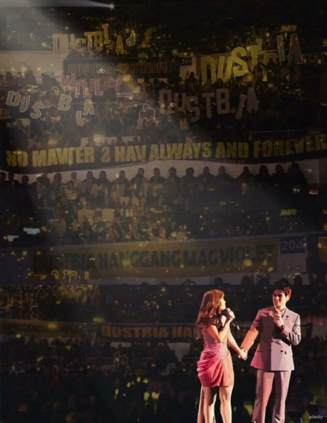"DUSTBIA SPARKS CONTROVERSY WITH SIZZLING CHEMISTRY AT PBB CoLove Concert! Fans left in awe 😱🔥" —  Dustin Yu and Bianca De Vera CoLove Concert Highlights, 
PBB CoLove Concert Dustin Yu Bianca De Vera, 
Dustin Yu Bianca De Vera Big Dome Performance