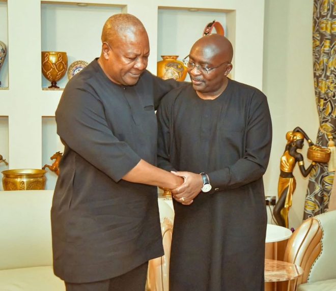 Death: Dr. Bawumia Visits Mahama After Military Crash Tragedy