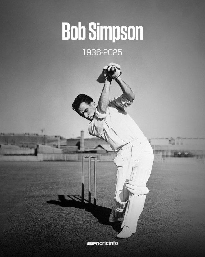 Death of Bob Simpson: Australian Cricket Loses a Legend at 89