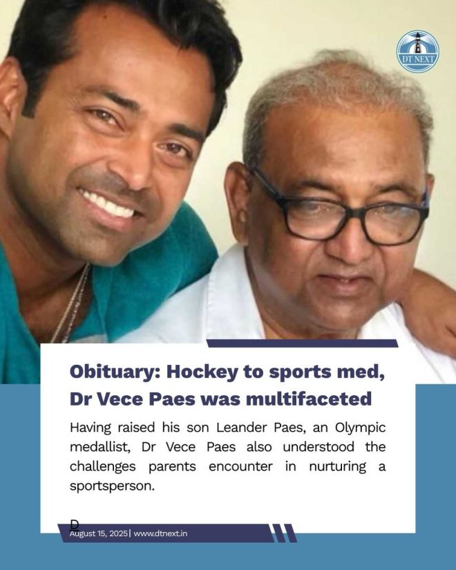 Death of Dr. Vece Paes, Hockey Legend and Sports Medicine Pioneer