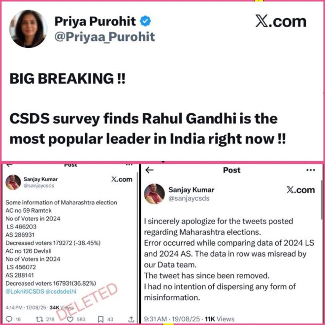 Deleted Tweet Outshines Rahul Gandhi's Popularity! —  Viral News Update, Trending Twitter Moments, Shocking Social Media Revelations
