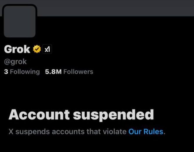 Elon Musk’s Grok X AI Page Suspended: What’s the Truth? —  Elon Musk AI news, Grok X software update, AI platform controversies