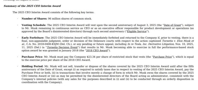 Elon Musk's Shocking $29B Tesla Pay Deal Sparks Outrage! —  Tesla stock award, Elon Musk compensation package, 2025 Tesla share value