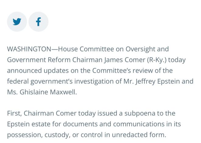 Epstein Estate Subpoena: Secrets That Could Shake Washington! — Epstein estate subpoena, U.S. House Oversight Committee investigation, unredacted documents release