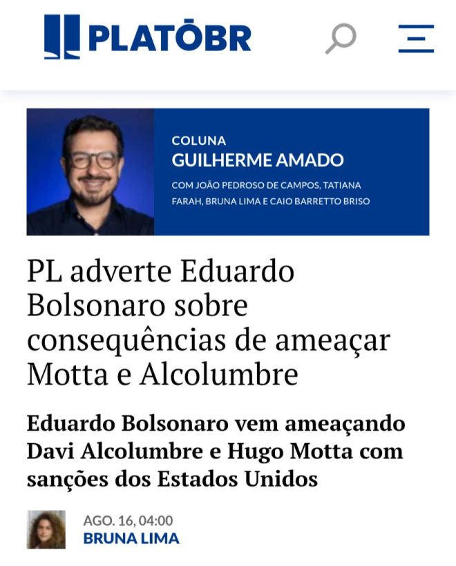 Exposed: Bolsonaro's Warning Ignored, Sources Questioned! —  Guilherme Amado Bruna Lima polêmica política, advertência PL Bolsonaro 2025, fontes confiáveis notícias Brasil