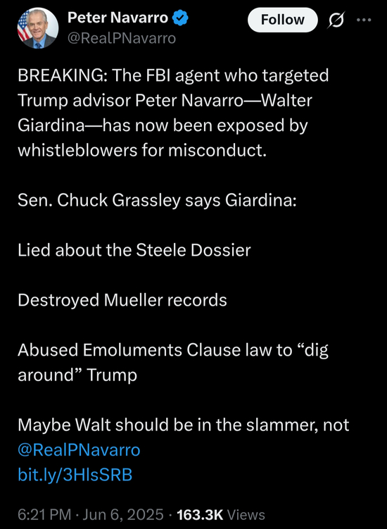 FBI Agent Who Targeted Navarro FIRED: What’s Next? —  FBI agent fired news, Kash Patel latest updates, Peter Navarro investigation 2025