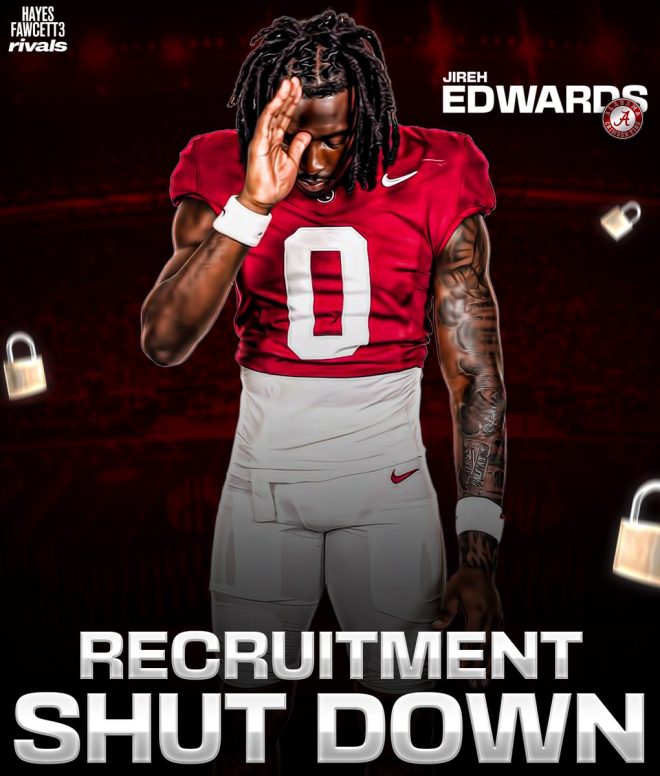 Five-Star Safety Jireh Edwards Shocking Recruitment Twist! —  Five-Star Safety Commitment, Alabama Football Recruiting News, Jireh Edwards Recruitment Update