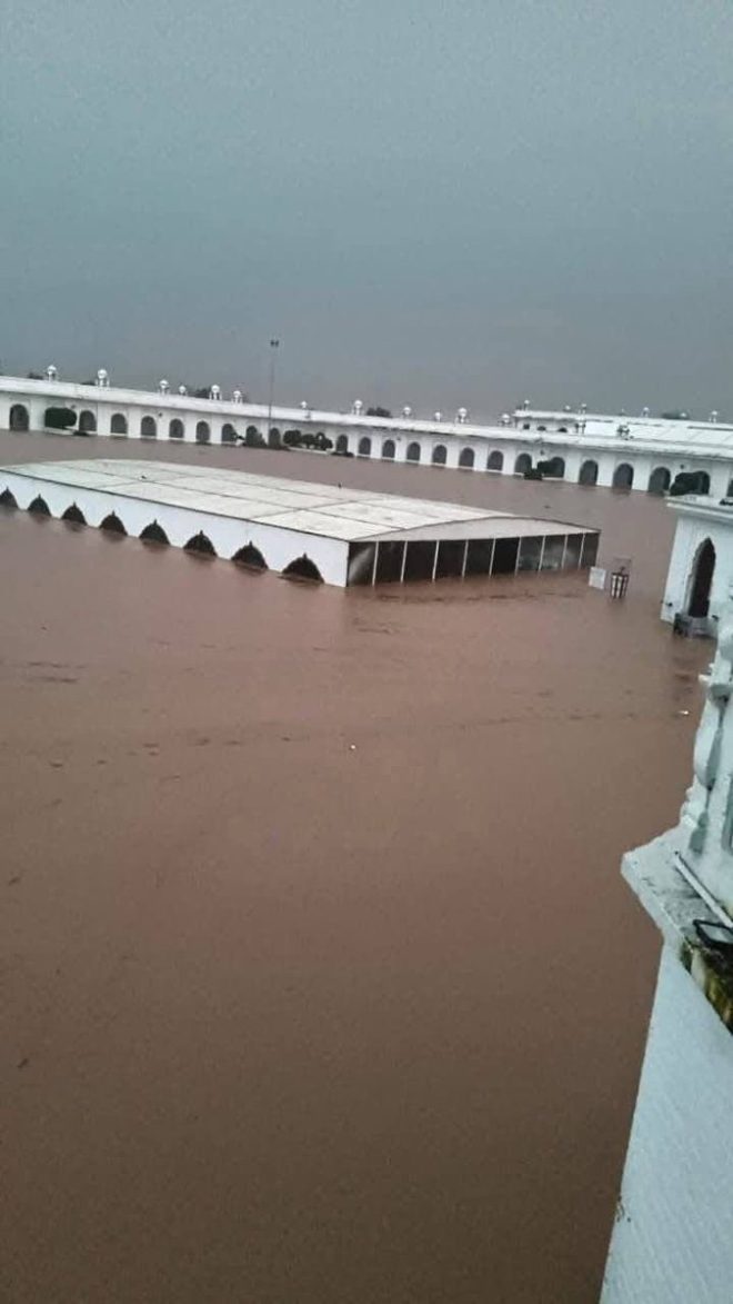 Floods Engulf Sacred Gurdwara: A Divine Crisis Unfolds! — massive floods Pakistan 2025, Kartarpur Gurdwara submerged, Punjab flood disaster news