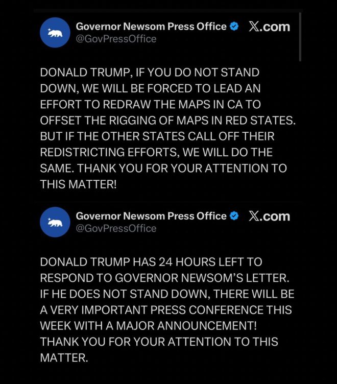 Gavin Newsom: From Courtroom Defeat to ALL-CAPS Rants! —  Sue and lose in court, political letters strategy, emotional political responses, 2025 political drama