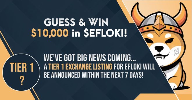Guess the Exchange: Win $10,000 in EFLOKI! 💰💥 —  Here are three attention-grabbing, SEO-optimized keywords related to your promotion:

Win Big in Crypto, EFLOKI Exchange Prediction, Crypto Prize Challenge 2025