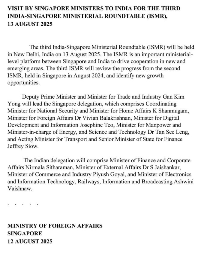 India-Singapore Talks: New Growth or Hidden Agendas? — India Singapore trade relations, South Asia economic collaboration, ministerial meetings Delhi 2025