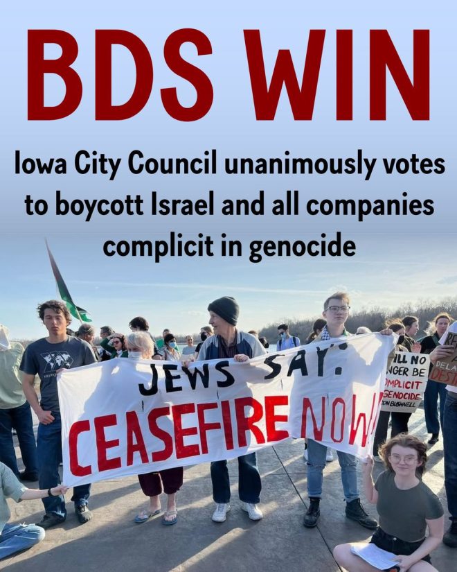Iowa City Breaks Boundaries: Divestment Shakes GOP Norms! — BDS Movement Success, Municipal Boycott Initiatives, Divestment from Israel