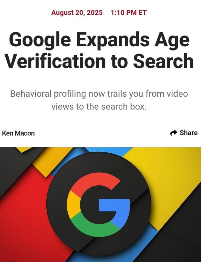 Is Google Now Tracking Your Age? Shocking New Policy! —  Age Verification Changes, YouTube Account Security, Google Search Updates