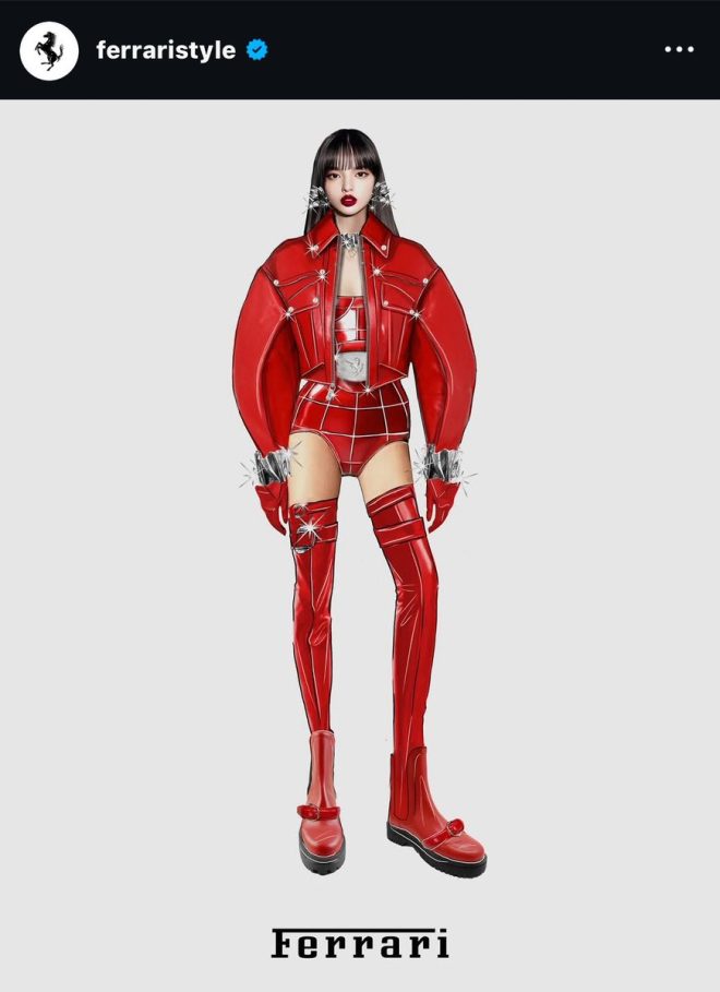 Is Lalisa's Ferrari Bodysuit the Future of Fashion? — Bespoke Ferrari Fashion, Luxury Concert Outfits, Red Leather Bodysuit 2025