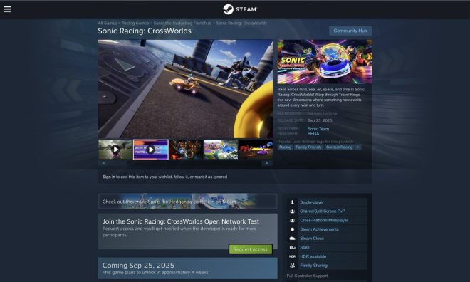 Is Sonic Racing the Future of Cross-Platform Gaming? —  Sonic Racing Open Beta, Sonic Cross Worlds Gameplay, Sonic Multiplayer Test 2025