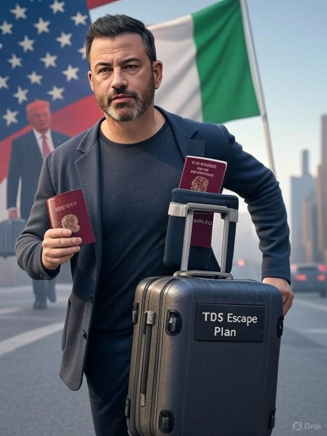 Jimmy Kimmel's Shocking "TDS Escape Plan" Revealed! —  Jimmy Kimmel news 2025, Italian citizenship benefits, political satire escape plan