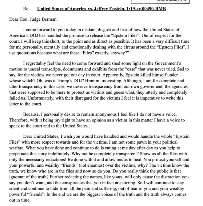Judge Berman's Docket: Epstein Victims vs. Trump? —  Judge Berman Epstein victims, Trump administration Epstein files, revictimization Epstein case 2025