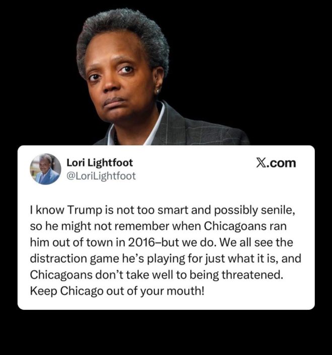Lightfoot's Bold Threat: "Trump's No Match for Chicago!" — Lori Lightfoot controversy, Chicago political drama, Donald Trump Chicago clash