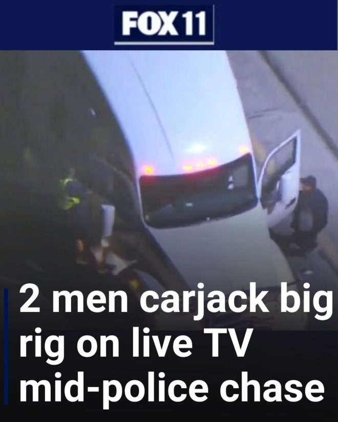 Live Heist: Big Rig Stolen During Police Chase in LA! —  h3BREAKING NEWS h3, h3LIVE POLICE CHASE h3, h3BIG RIG THEFT h3