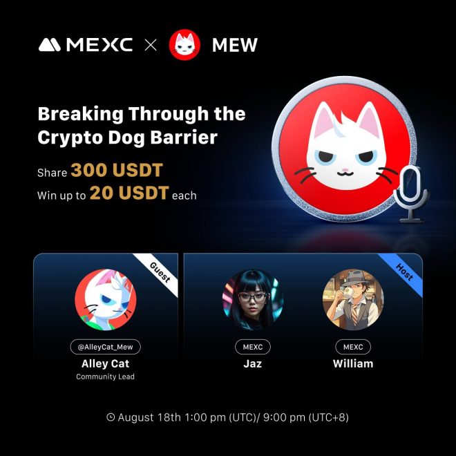 MEXC x MEW: Crypto Dogs Unleashed - Win $USDT! — MEXC Crypto Innovations, Mew Token Insights, AlleyCat Crypto Strategies