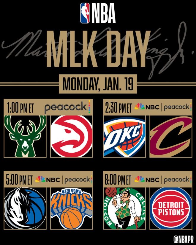MLK Day Sports: Are We Overlooking the Real Legacy? —  NBC Sports MLK Day lineup, Martin Luther King Jr. Day sports events 2025, January 19 sports schedule