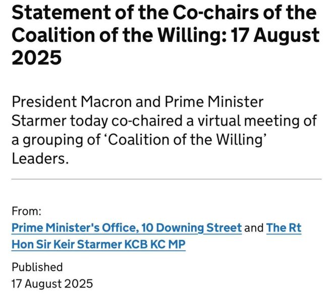 Macron and Starmer: Ready to Arm Ukraine Post-Conflict! —  military support deployment, European security initiatives, Ukraine rebuilding efforts 2025