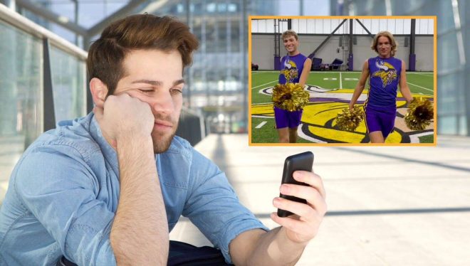 Man Votes for Party to Remove Vikings Cheerleaders Video! —  political meme trends 2025, viral cheerleader videos, social media voting campaigns