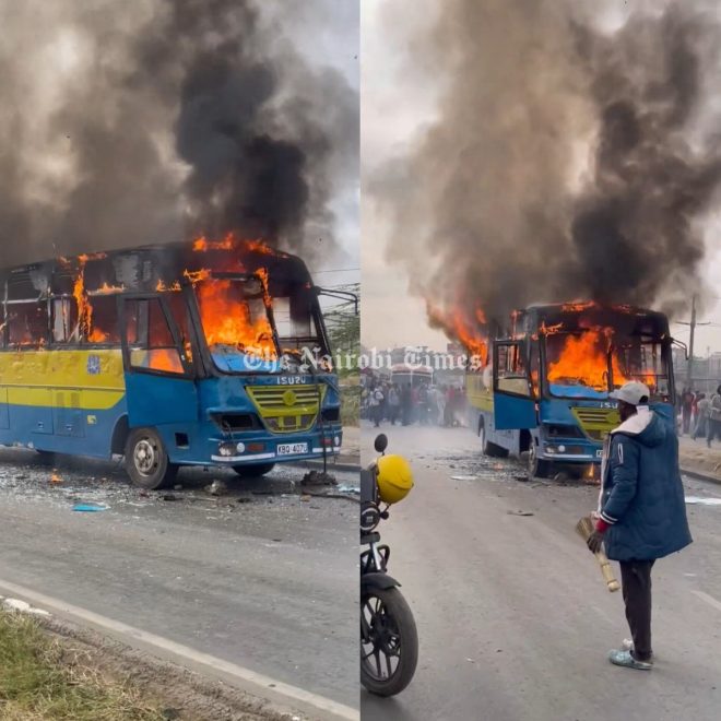 Matatu Inferno: Did Justice Go Too Far on Jogoo Road? — Tragic Accident on Jogoo Road, Matatu Fire Incident 2025, Boda Boda Rider Fatality News