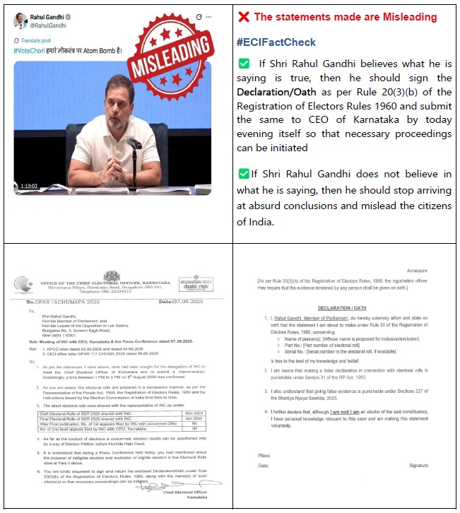 Misleading Claims Uncovered: The Truth Behind ECIFactCheck — Misleading information, Fact-checking statements, Truth vs misinformation