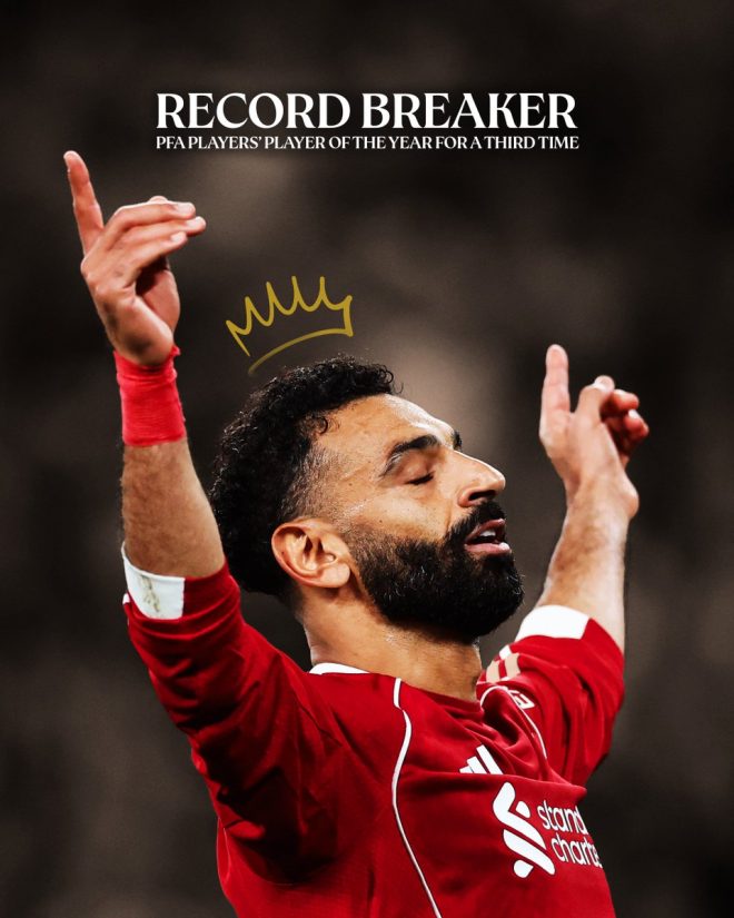 Mo Salah's Controversial Third PFA Win Sparks Debate! —  PFA Players' Player of the Year, football awards history, record-breaking sports achievements