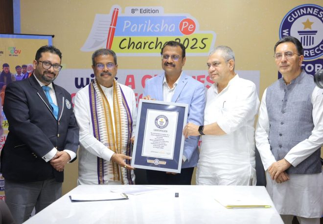 Modi's 'Pariksha Pe Charcha' Sparks Guinness Controversy! —  Congratulations PM Modi, Pariksha Pe Charcha success, Guinness World Records education