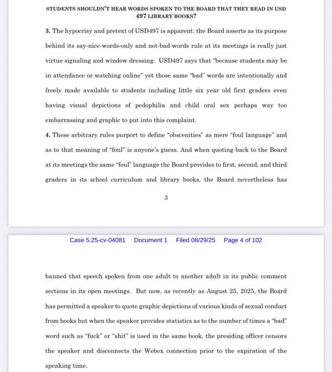Mom Sues School After Mic Cut for Exposing P**n Books! — First Amendment lawsuit, School library censorship, Parental rights in education
