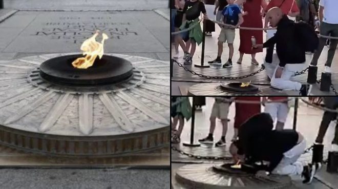 Moroccan Man Arrested for Lighting Cigarette at Sacred Site! —  Eternal Flame controversy, Tomb of the Unknown Soldier news, disrespectful acts in Paris