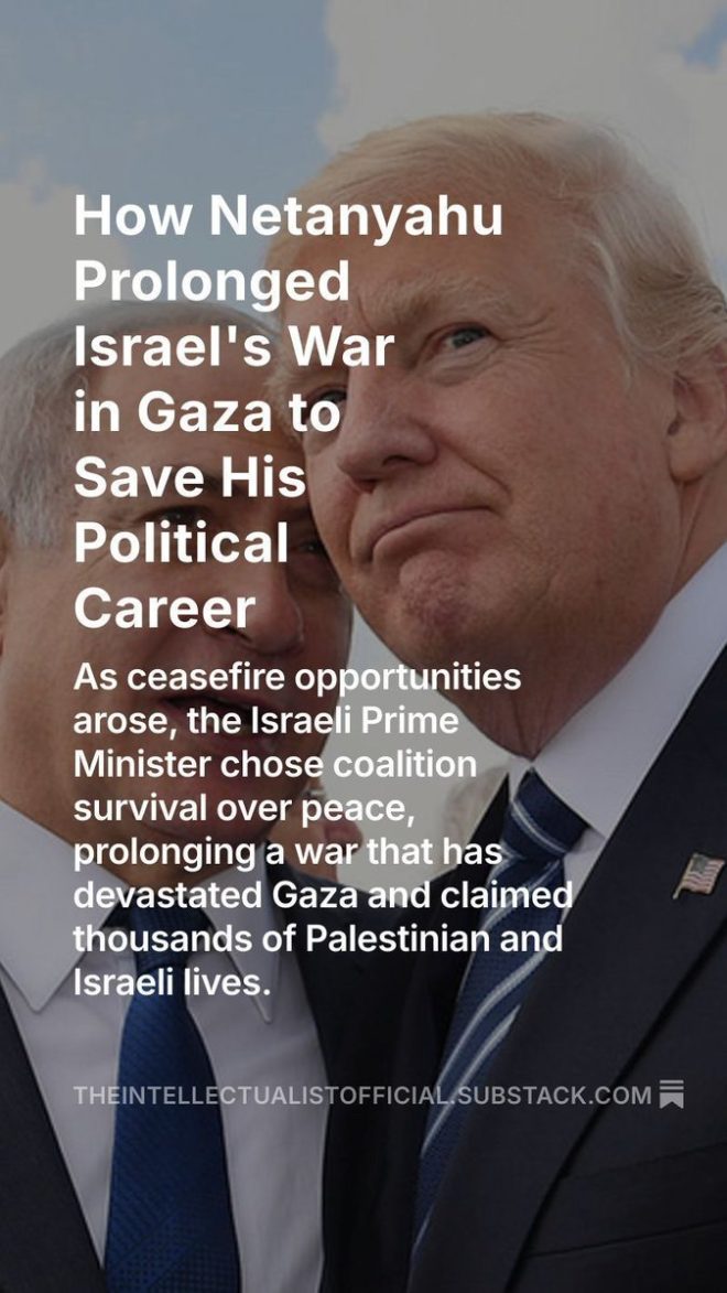 Netanyahu's Gaza Gamble: Lives Lost for Political Power? —  Netanyahu Gaza ceasefire analysis, far-right coalition stability 2025, New York Times political investigation