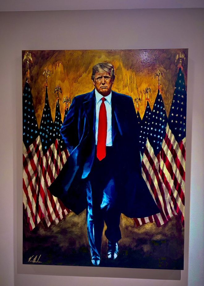 New Trump Portrait Sparks Outrage: Hidden Messages Revealed! — presidential art collection, Trump White House artwork, historical presidential portraits