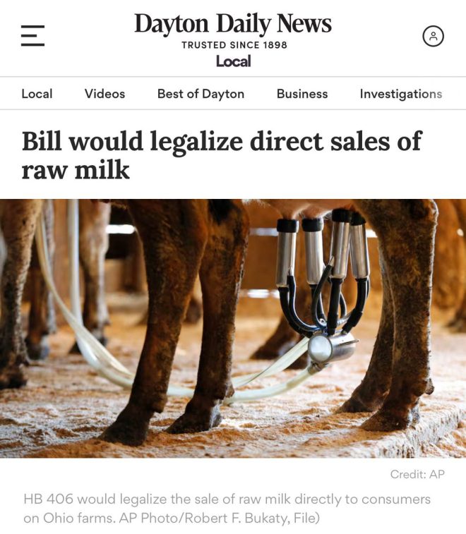 Ohio's Raw Milk Bill: Health Revolution or Risky Gamble? —  Farm Fresh Milk Ohio, Direct Milk Sales Bill 2025, Support Local Dairy Farmers