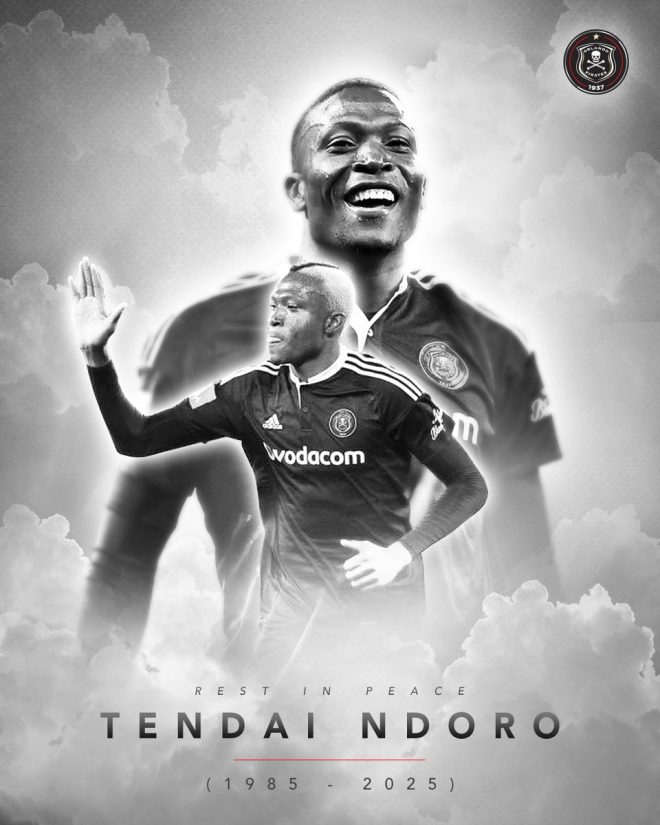 Orlando Pirates Mourns the Death of Former Striker Tendai Ndoro