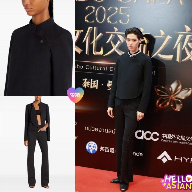PP Krit Sparks Debate in Audacious Courreges Blazer!  
Is Fashion Crossing the Line at Weibo Gala 2025? —  PP Krit Fashion Moment, Courreges Blazer Style, Weibo Gala Fashion 2025