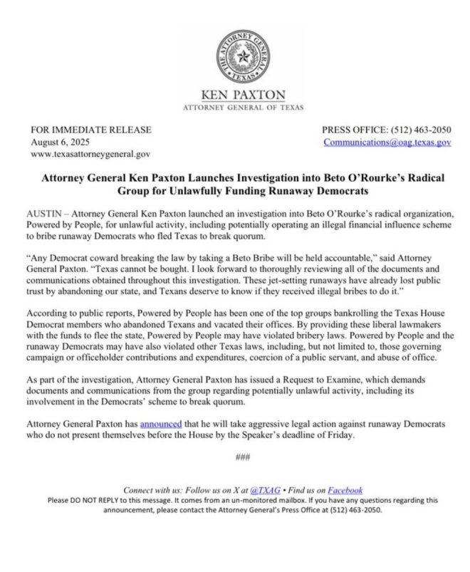 Paxton Investigates Beto: Did He Break the Law? 🔥 —  Ken Paxton investigation, Beto O'Rourke funding scandal, Texas Democratic party controversy