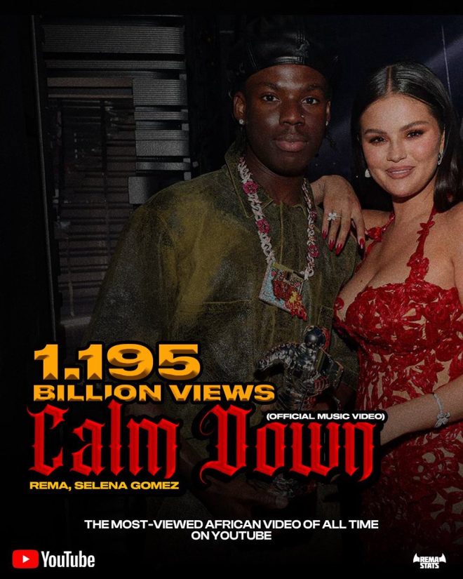Rema vs. Selena: "Calm Down" Breaks African Records! — African music video records, Rema Selena Gomez collaboration, most viewed YouTube music video 2025
