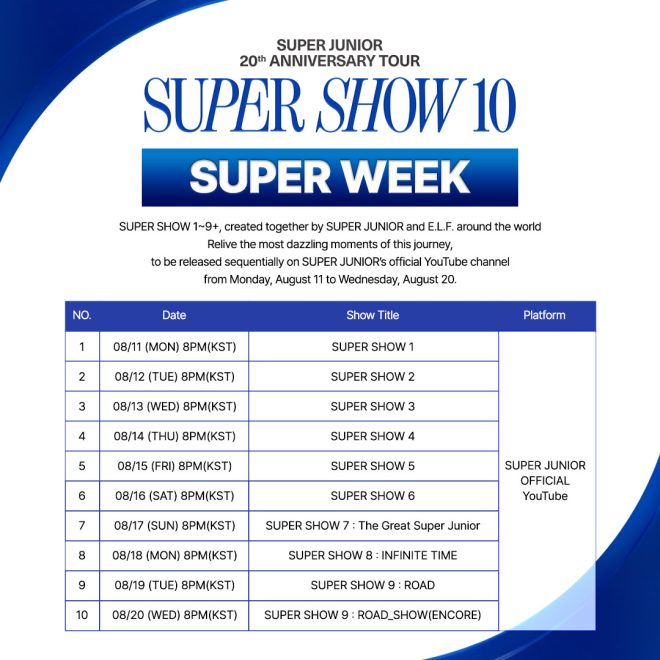 💙SUPER WEEK💙: Will This Event Change Everything? —  SUPER SHOW LIVE, KST EVENT 2025, AUGUST ENTERTAINMENT