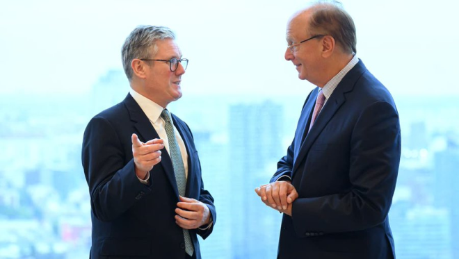 Secret Meeting: Fink & Starmer's Hidden Agenda Unveiled? —  BlackRock UK investments, Keir Starmer private meeting, Larry Fink secret discussions