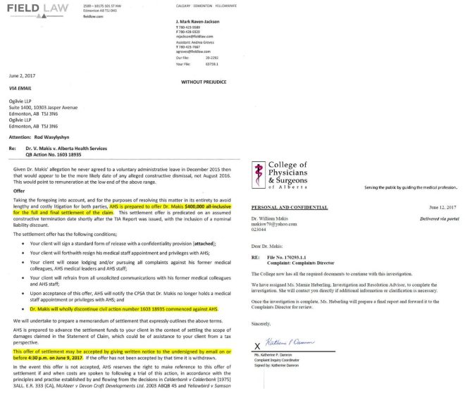 Shocking Allegations: $400K Bribe Behind License Cancellation? —  Alberta Medical License Controversy, 2019 Medical License Revocation, CPSA Investigation Testimony 2025