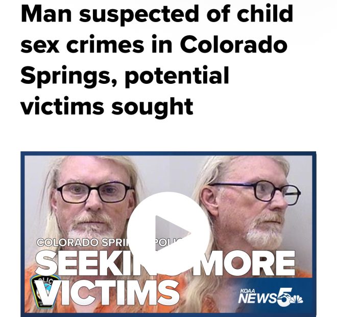 Shocking Child Sex Crime Investigation Unfolds in Colorado —  child safety Colorado Springs, child crime investigation Colorado Springs, CSPD news release 2025