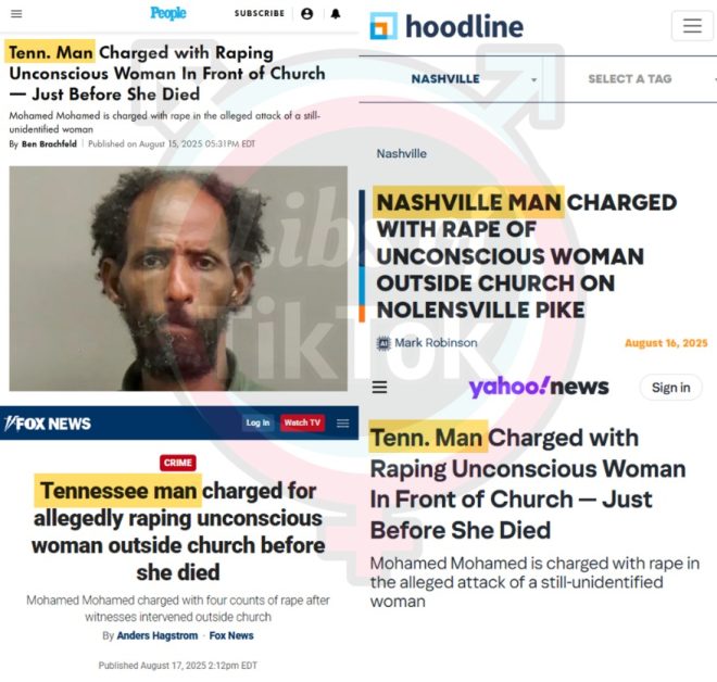 Shocking Revelation: Tennessee Rapist's Surprising Origin —  Tennessee crime news, Somali immigrant crime, homeless victim advocacy