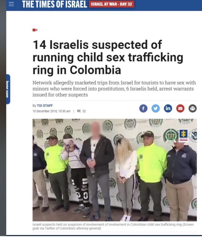 Shocking Revelations: Israeli Child Sex Ring Uncovered! —  child trafficking in Colombia, Israeli child exploitation ring, missing children in Israel 2025
