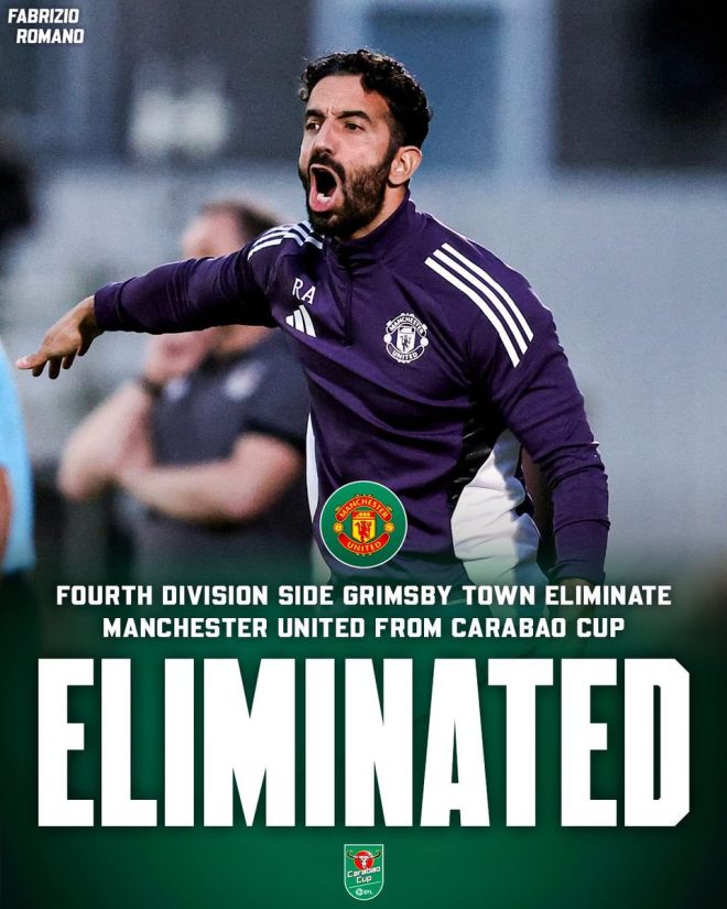 Shocking Upset: Grimsby Town Stuns Man United in Cup! —  Grimsby Town Cup Upset, Man United Carabao Cup Shock, 2025 Football Upsets